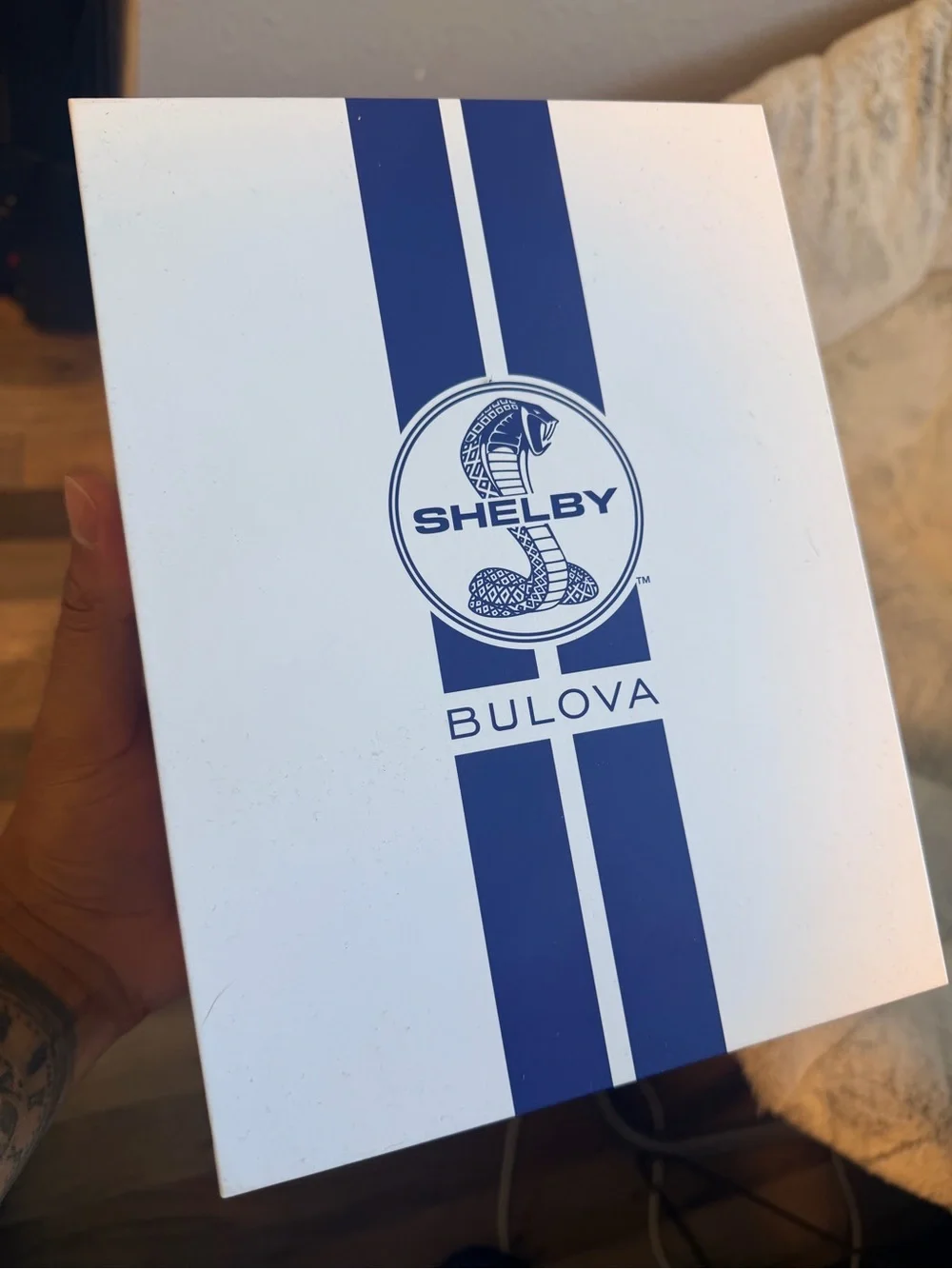 Bulova White and Blue Shelby Limited Edition